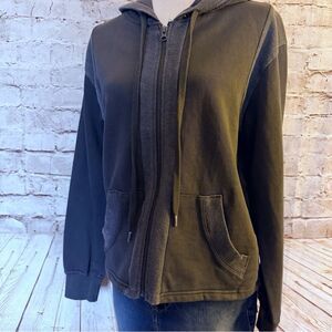 C&C California knit zip up hoodie jacket